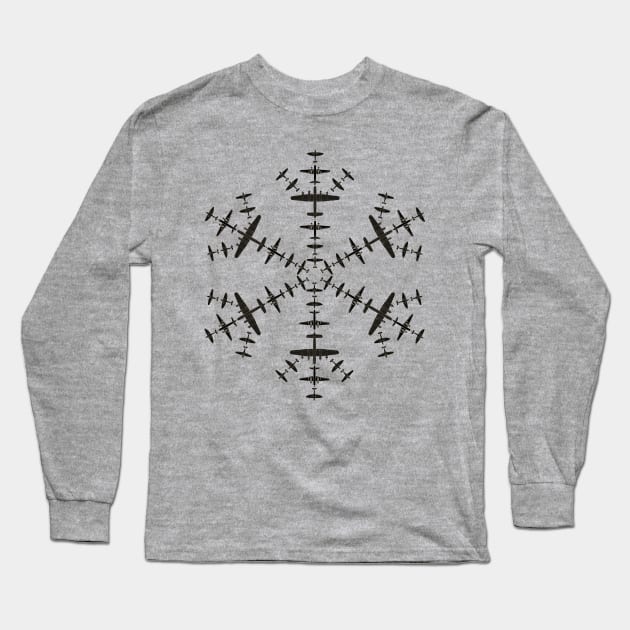 Battle of Britain Snowflake Long Sleeve T-Shirt by TeeMax